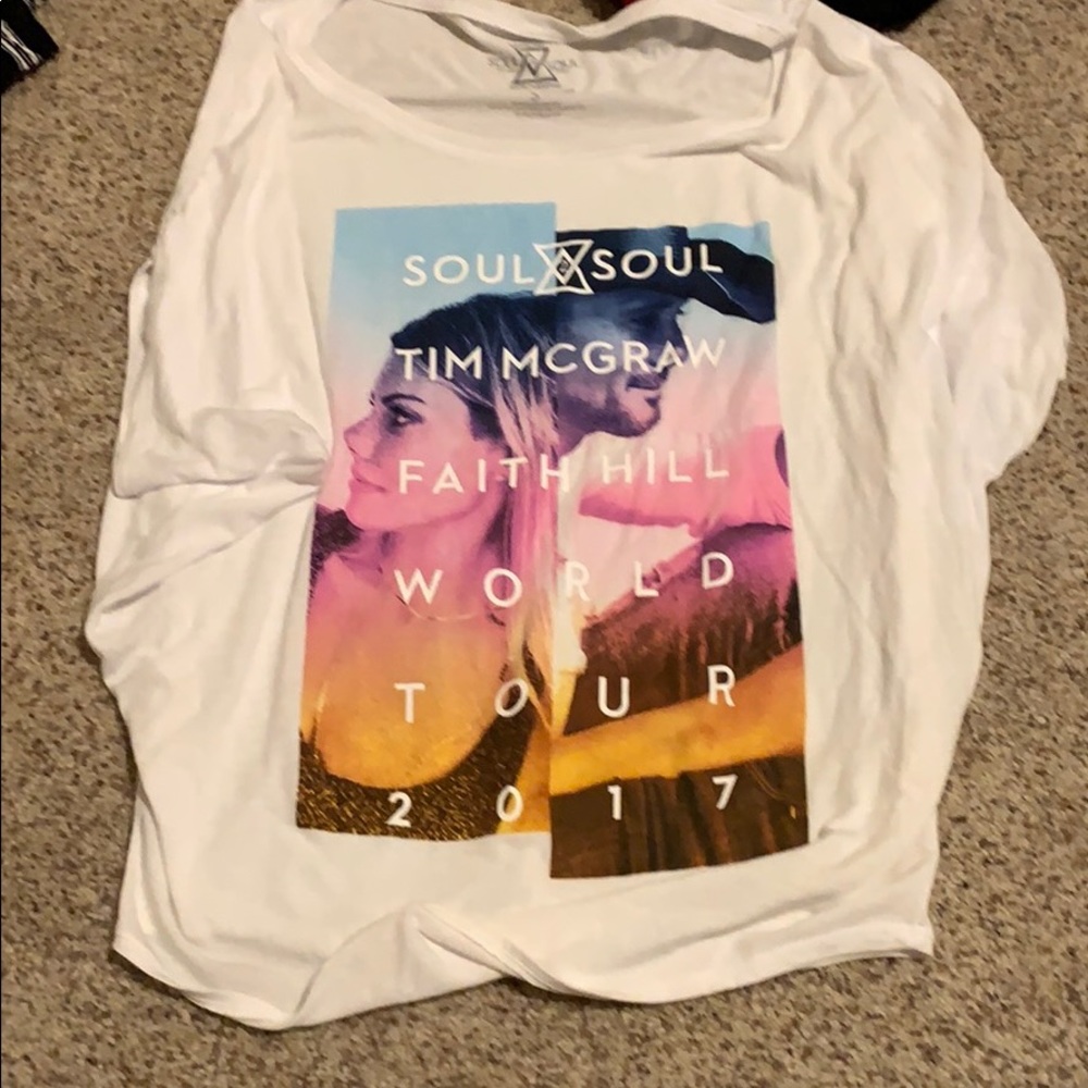 Tim McGraw and Faith Hill tour tee shirt